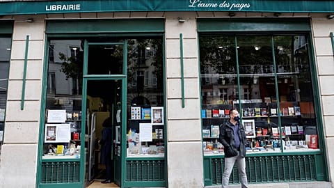 "L'Ecume des Pages" bookstore on boulevard Saint-Germain in Paris.