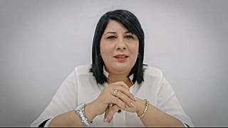 عبير موسى رئيسة الحزب الدستوري الحرّ 