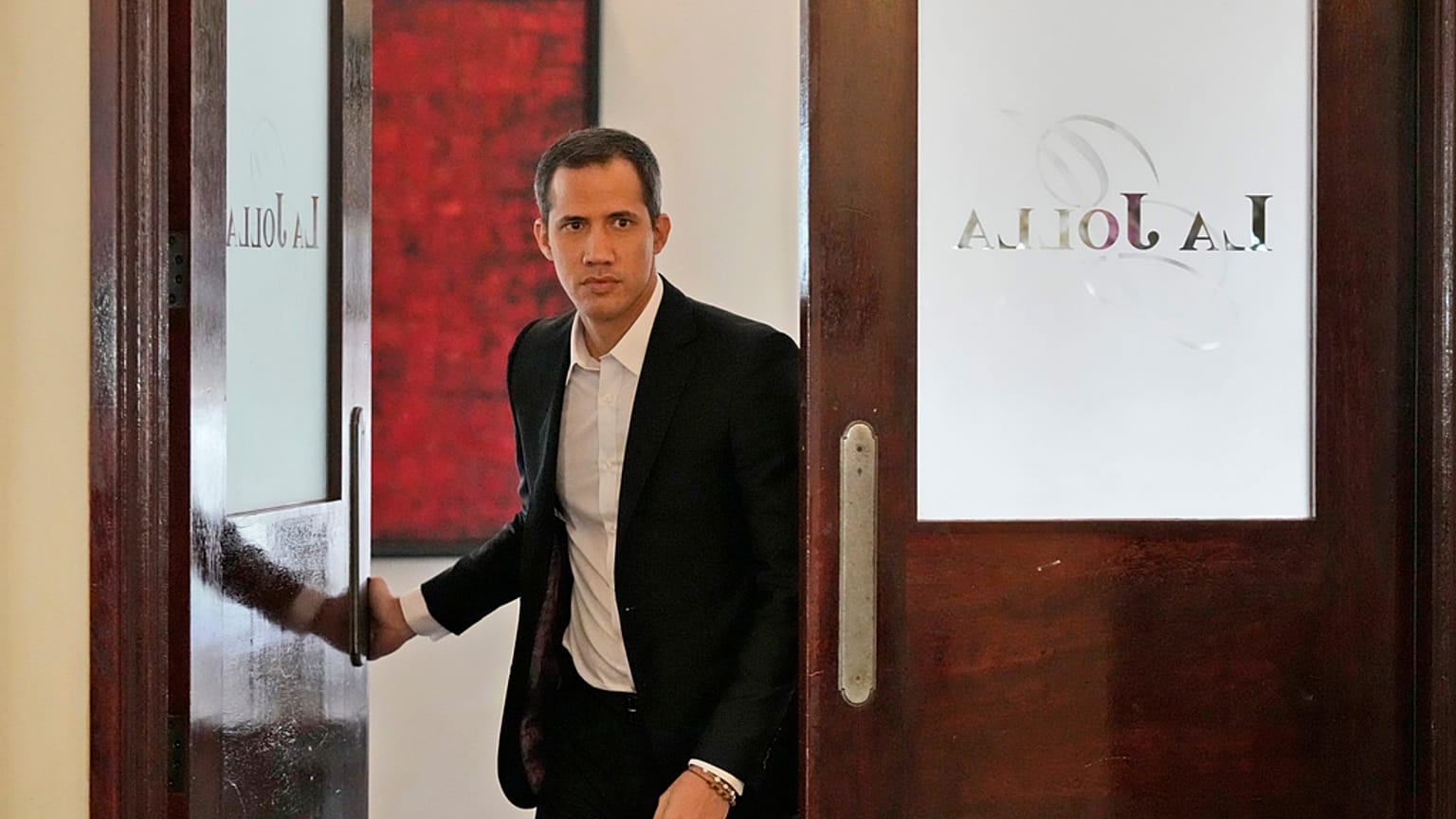 Guaido ABD'de bir konferansa katıldı