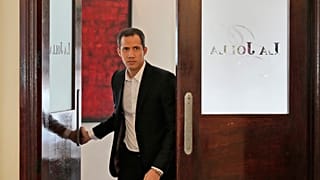 Guaido ABD'de bir konferansa katıldı