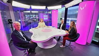 Méabh McMahon con Karel Lanoo, Kait Bolongaro y Fabrizio Rossi