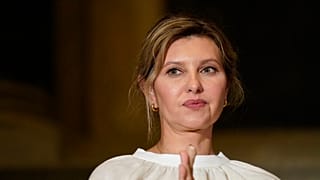La Première dame d'Ukraine, Olena Zelenska.