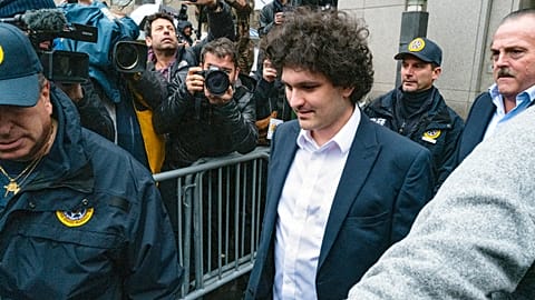 FTX founder Sam Bankman-Fried leaves Manhattan federal court, in New York, on Jan. 3, 2023.