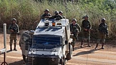 İsrailli askerler, Lübnan-İsrail sınırında