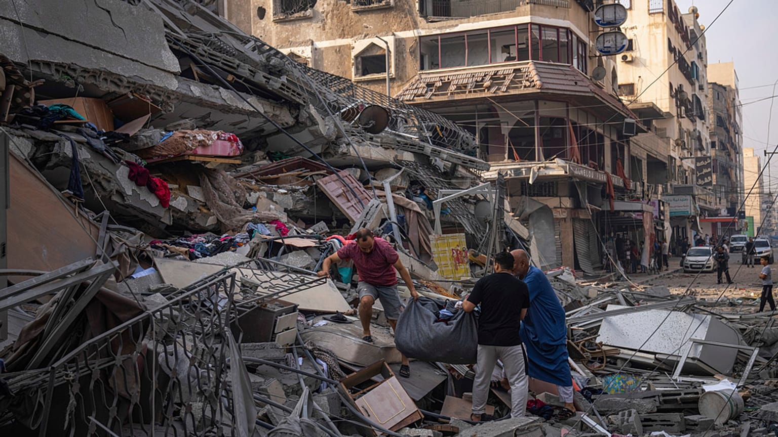 Operações de busca e salvamento em Gaza