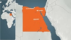 A map of Egypt 