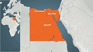 A map of Egypt