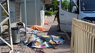 Тела жителей Сдерота, погибших от рук боевиков 7 октября 2023 года