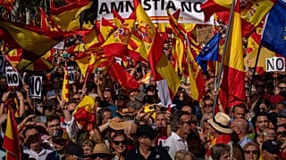Manifestation à Barcelone contre l'indépendance de la Catalogne