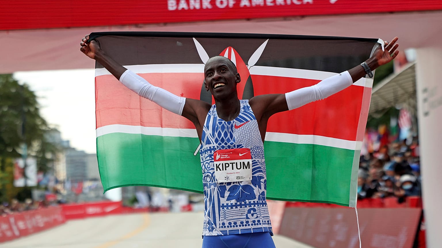 Der neue Marathon-Weltrekordler Kelvin Kiptum