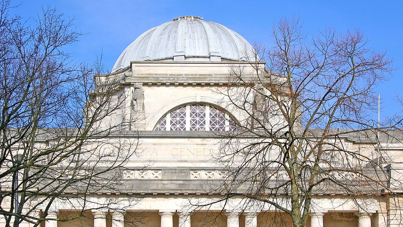 The National Museum Cardiff in Wales.