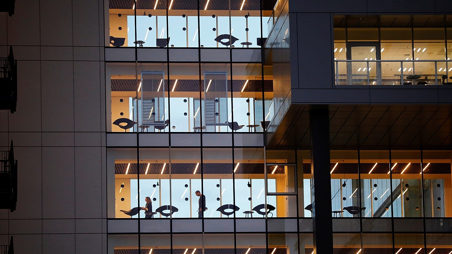  A part of the facade of US chipmaker Intel Corp's "smart building" is seen in Petah Tikva, near Tel Aviv, Israel.
