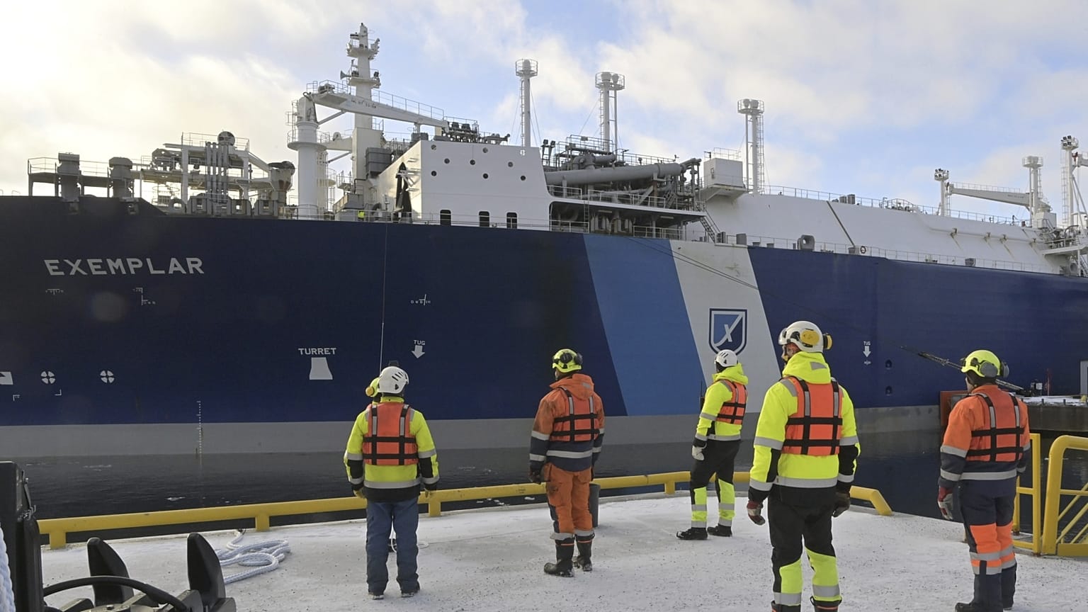 Técnicos procuram causas para a fuga de gás no Balticconector