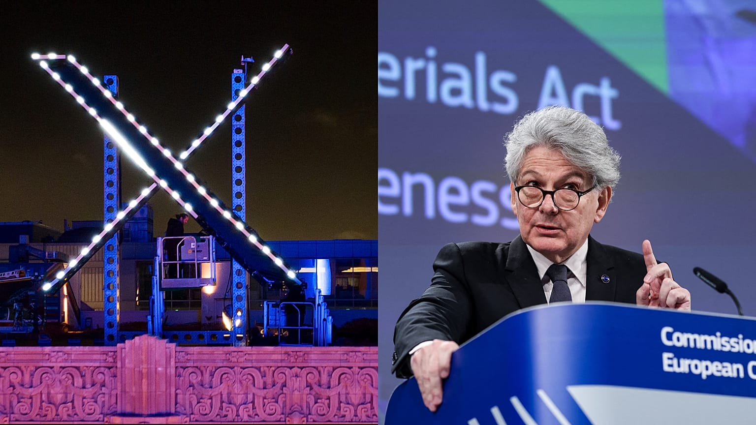 The EU's Thierry Breton wrote to X owner Elon Musk asking how to deal with the spread of war misinformation.