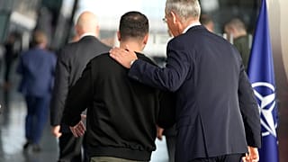 Präsident der Ukraine Wolodymyr Selenslyj mit Nato-Generalsekretär Jens Stoltenberg in Brüssel