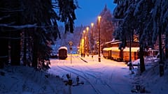 With the train link now unavailable this winter, visitors will have to fly or drive between the two destinations. 