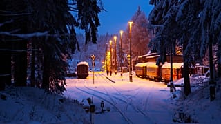 With the train link now unavailable this winter, visitors will have to fly or drive between the two destinations. 