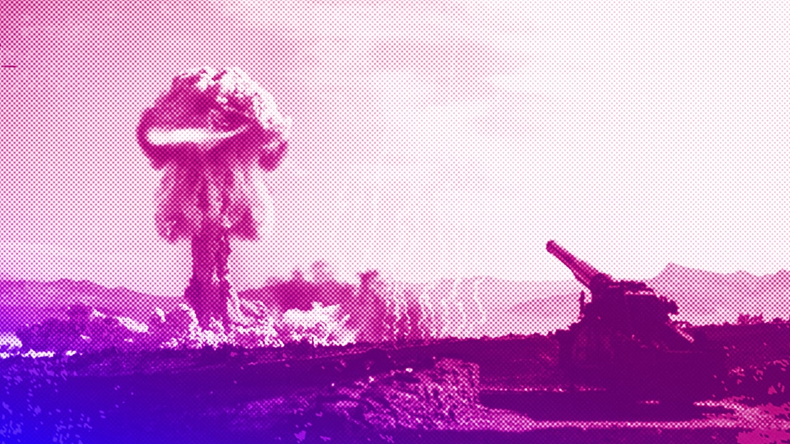 Firing of the atomic cannon in US, May 1953