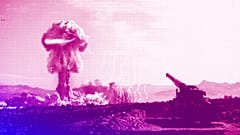 Firing of the atomic cannon in US, May 1953