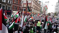 مسيرة لدعم فلسطين في لندن يوم الاثنين