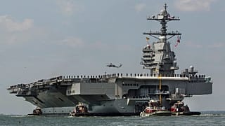 ABD Donanması'na ait USS Gerald R. Ford uçak gemisi
