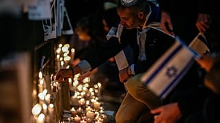 Hommage aux victimes des tueries du Hamas à Santiago, Chili, le 11 octobre 2023