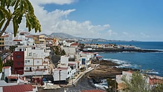 The extreme heat has also rekindled a vast wildfire on Tenerife. 