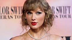 Taylor Swift kommt zur Weltpremiere des Konzertfilms "Taylor Swift: The Eras Tour" am Mittwoch, 11\. Oktober 2023.
