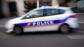 Französisches Polizeifahrzeug