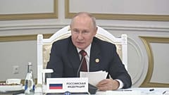 Putin äußerte sich während seines Aufenthalts in Kirgistan zu der Situation im Gazastreifen.
