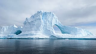 Ice shelves are floating platforms of ice that surround the Antarctic continent, helping to protect and stabilise the region's glaciers by slowing their flow into the ocean.