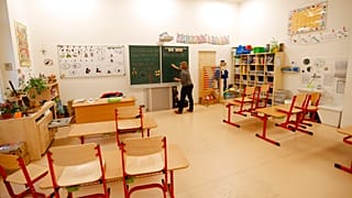 Çekya'da bir sınıf (arşiv)