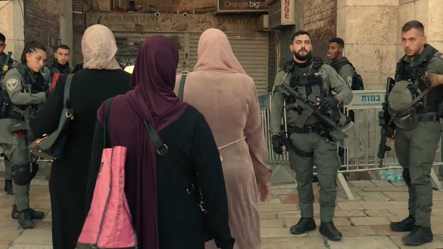 Despliegue de seguridad en la Ciudad Vieja de Jerusalén