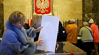 Donald Tusk beszéde egy kampányrendezvényen 2023. október 1-én