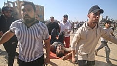 Soccorritori a Gaza