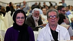 İranlı sinema yönetmeni Daryuş Mehrcui ve eşi Vahide Muhammedifer 