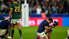 Frankreichs Rugby-Kapitän Antoine Dupont nach der Niederlage