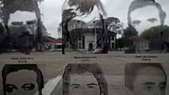 A memorial to victims of the Argentine military junta.