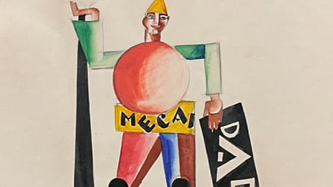 The poster for the Avant-Garde in Georgia (1900-1936) exhibition, at Bozar, in Brussels, a central event of the Europalia Georgia arts festival