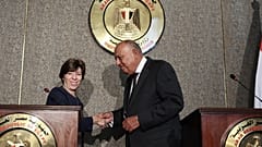  وزيرا خارجية مصر وفرنسا 
