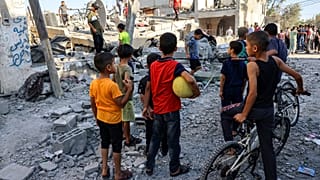 أطفال في رفح - قطاع غزة. 2023/10/13