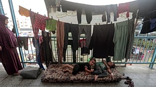 Injured Palestinians arrive at al-Shifa Hospital following Israeli airstrikes on Gaza City, central Gaza Strip, Monday, Oct. 16, 2023.