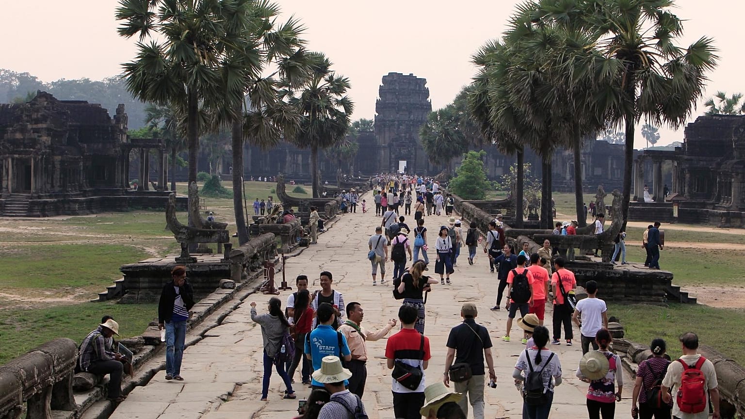 The airport is designed to serve as an upgraded gateway to the centuries-old Angkor Wat temple complex in the northwestern province of Siem Reap.
