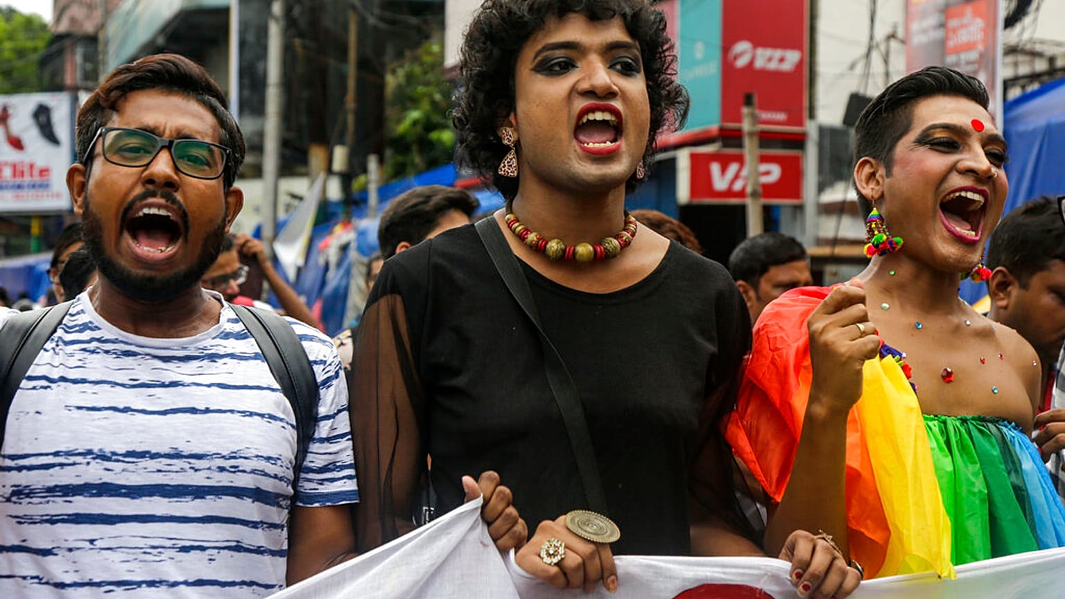 Hindistan'da düzenlenen gay pride