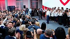 Donald Tusk, Chef der Bürgerplattform, kann sich über ein gutes Abschneiden bei der polnischen Parlamentswahl freuen