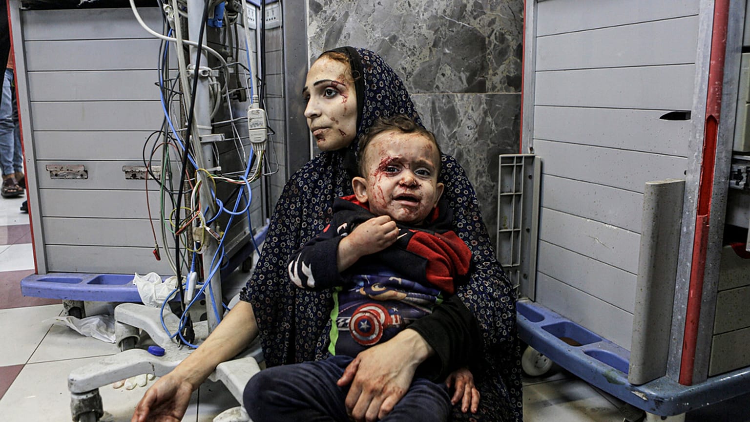 Verletzte in Gaza