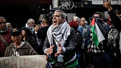 وقفة احتجاجية أطلق عليها اسم "حياة فلسطين" لإظهار الدعم للفلسطينيين