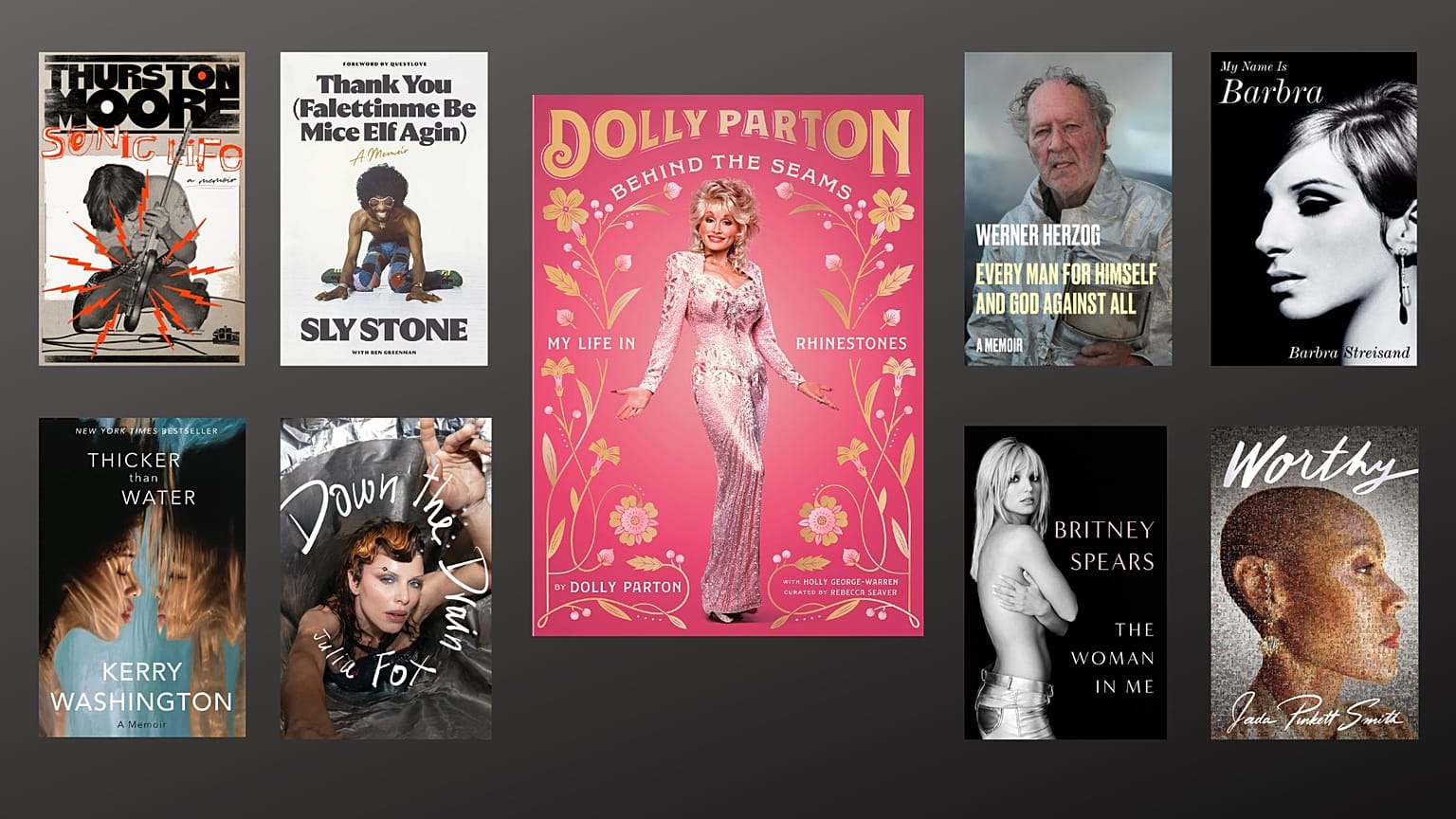 This fall is chock-full of celebrity memoirs, with massive names like Britney Spears and Barbra Streisand.