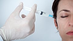 A visual of a typical, legal Botox injection