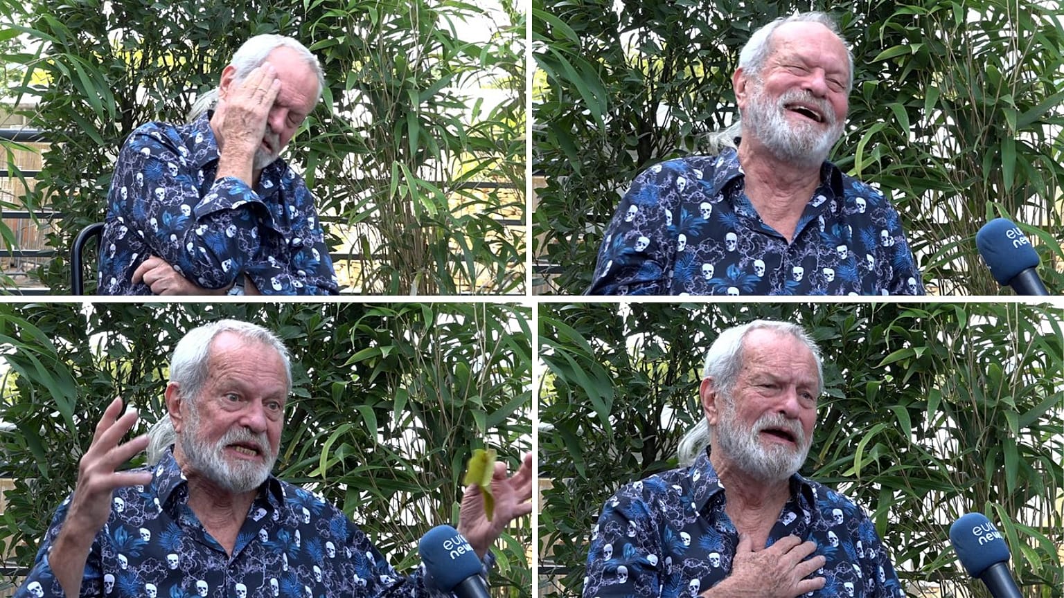 Terry Gilliam speaks to Euronews Culture at the Fesitval Lumière
